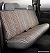 FIA TR48-6 GRAY Custom Fit Front Seat Cover Bench Seat - Saddle Blanket, (Gray), Wine