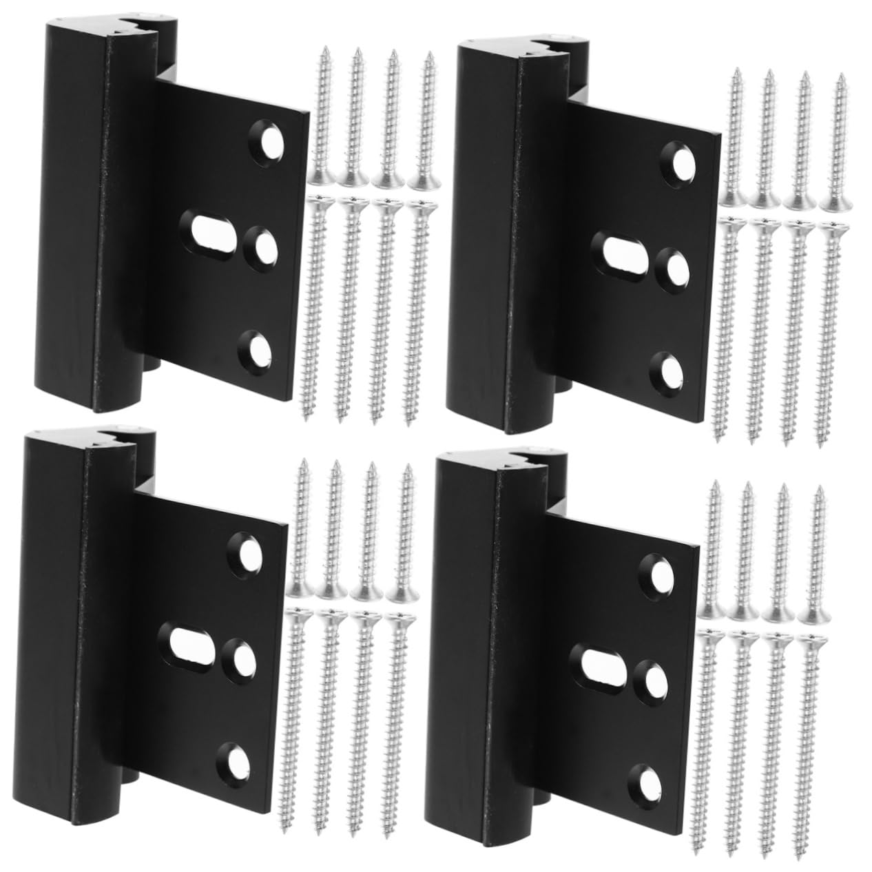 Lurrose 4pezzi Serratura Sicurezza Per Porta Ingresso Design Semplice e e Ufficio Facile Da Installare e Resistente