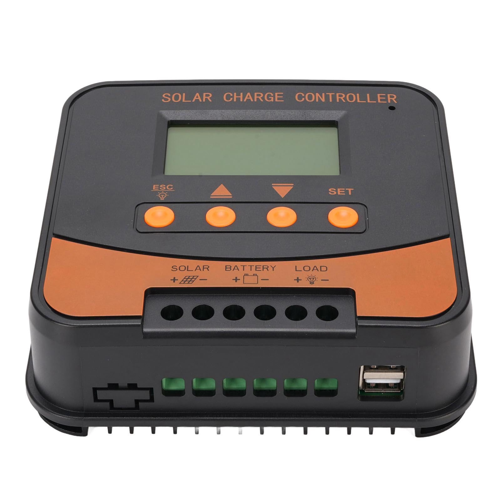 Headerbs Contrôleur de Charge Solaire MPPT 10A 12V 24V, Régulateur de