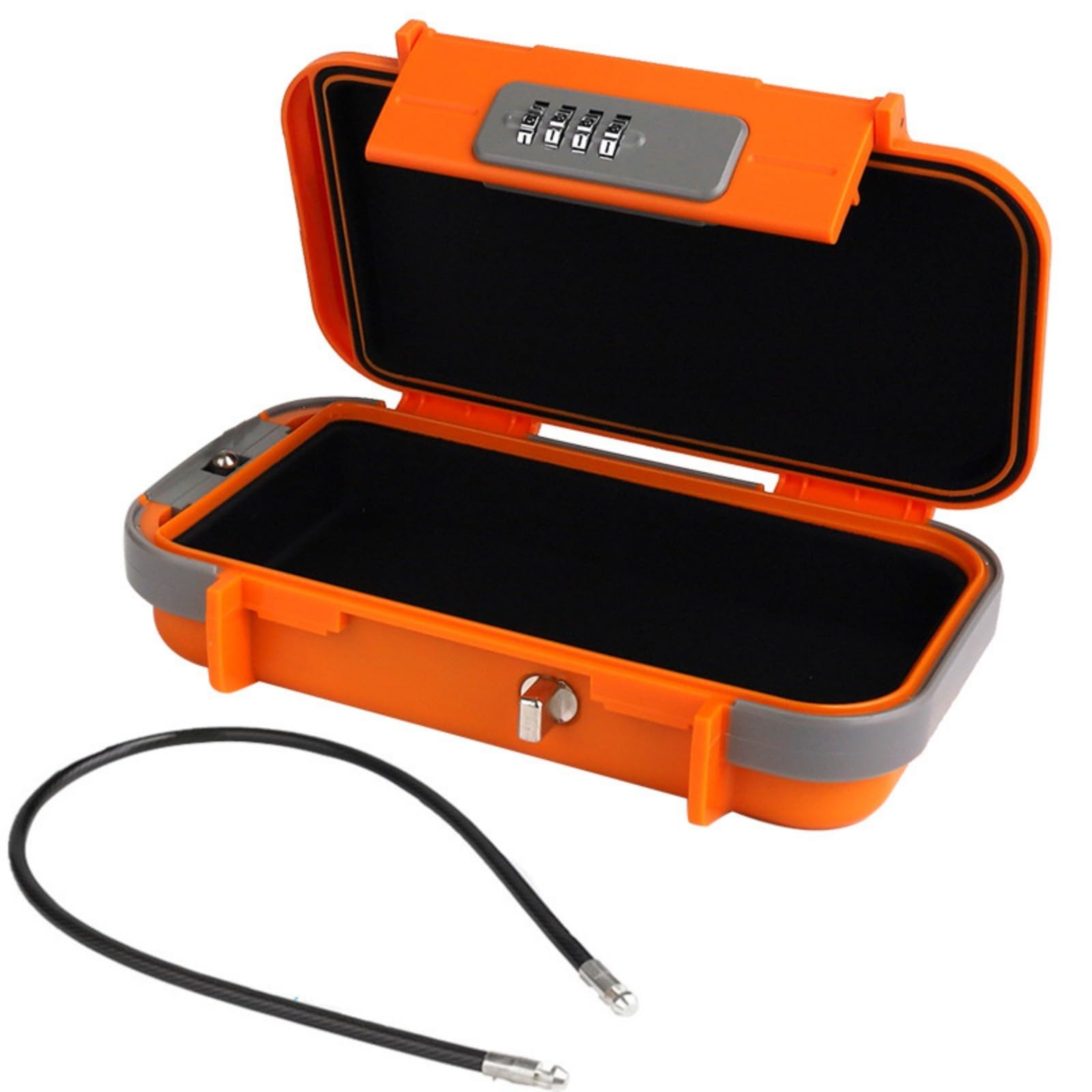 Cassetta di sicurezza da viaggio, scatola di sicurezza con combinazione di sicurezza, scatola di blocco portatile, per spiaggia, hotel, auto, ufficio, casa