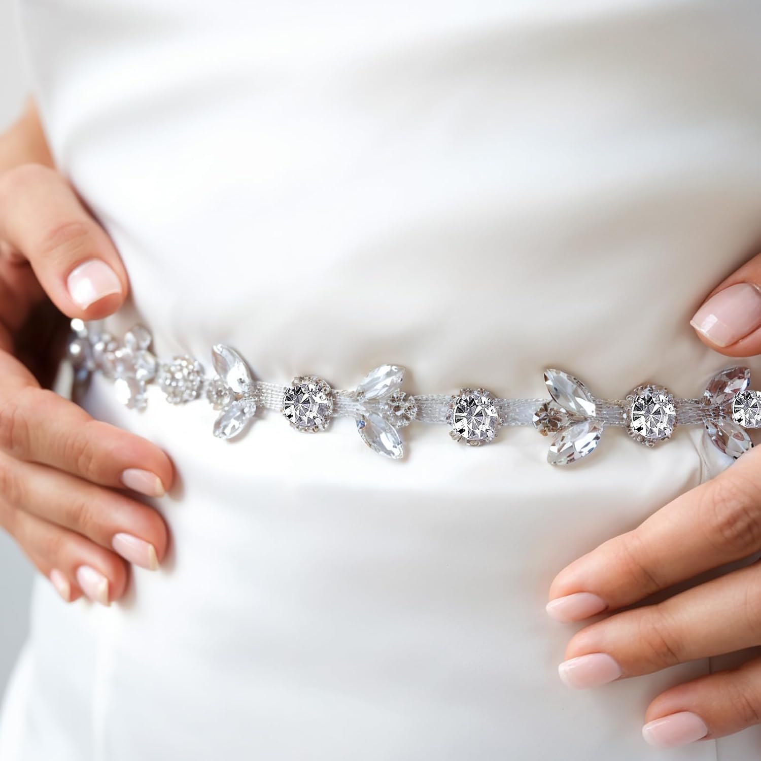 Crystal Sew on Rhinestone with Silver Claw, Crystal Bedazzler Kit, Flat Back Glass Clear Gems Stones for DIY Craft Clothes Shoes Dress Jewelry Making Costume Garments, Mixed Size - Image 5