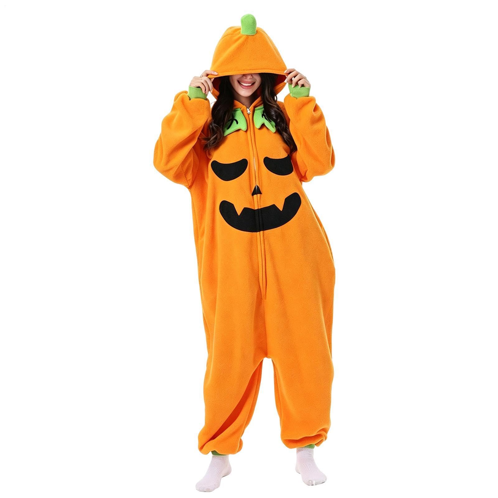 Pigiama Halloween Costume di Halloween Morbido Flanella Peluche Con | Costume Cosplay Rilassante Con Cappuccio Per Donna Uomo Bambino Ragazza Ragazzo Masquerade Fotografia Festa Di Ruolo