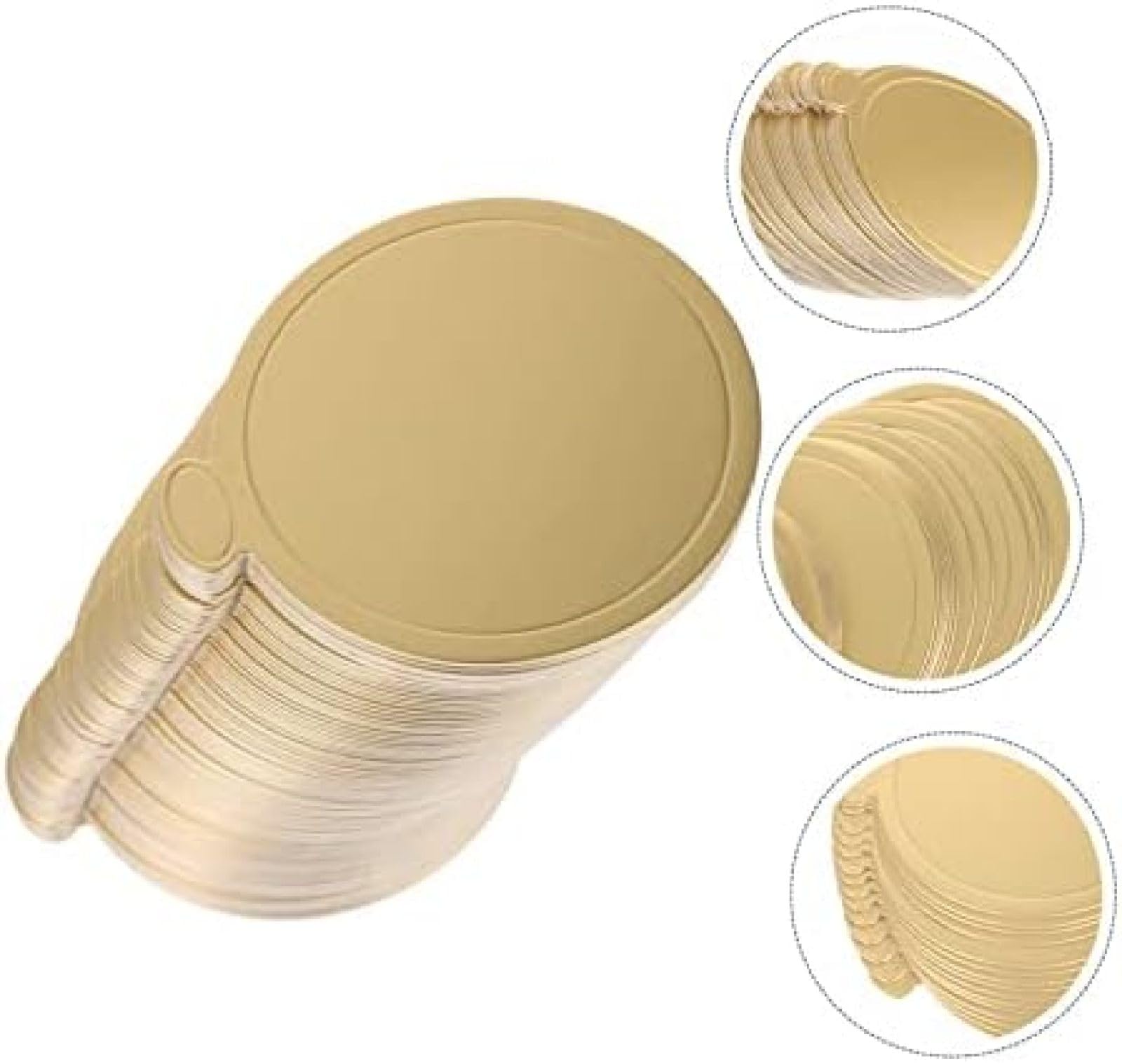 100 Piezas Bandeja de cartón para Pasteles Pasteles de Queso Tablero para Pasteles Bases para Pasteles de Mousse Circulares Moldes para Pasteles de Queso Exhibidor de cartón para Pasteles Ba