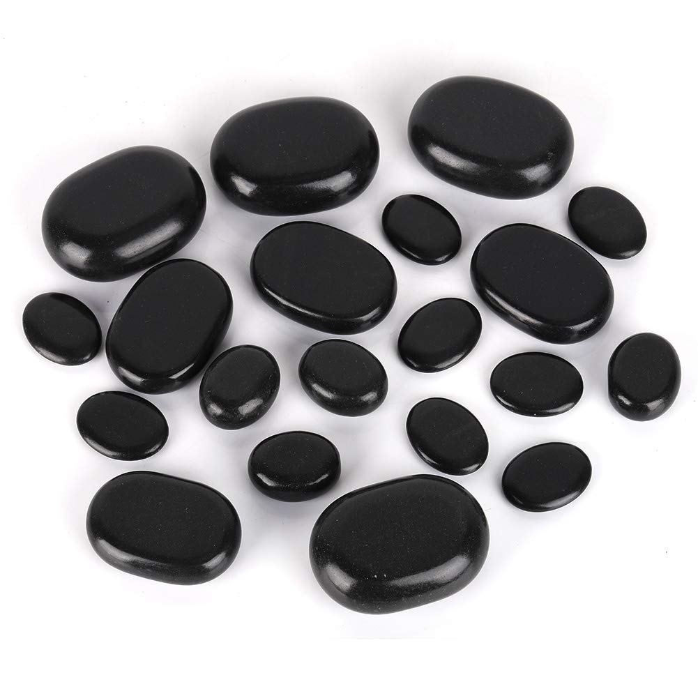 20 Piedras Basalto Masaje Caliente Spa Alivio Estrés
