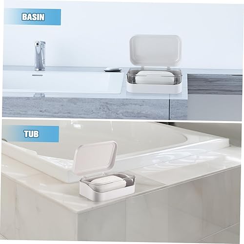 Miniatura 4 de Jabonera Jabonera Estante de almacenamiento de jabón de baño Contenedor de jabón de drenaje Soporte de almacenamiento de suministros de baño