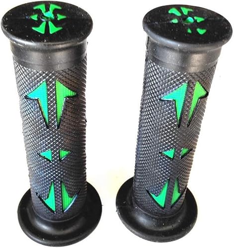 NBX-(4086) - Empuñaduras deportivas para motocicleta y motocross, color verde, compatible con motocicletas, Aprila, BMW, DUCATI TRIUMPH, YAMAHA,