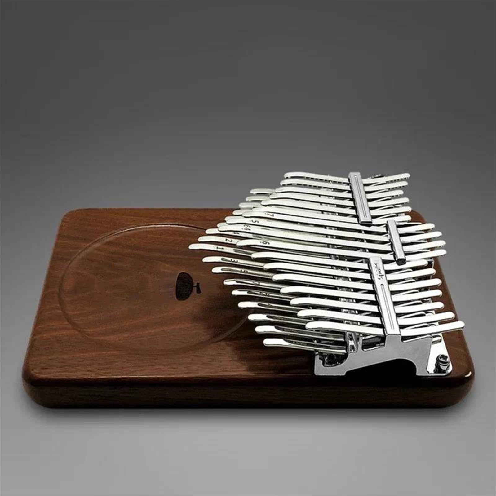 Pianino Kciukowe Kalimba Kalimba Chromatyczna 34 Klawisze C Czarny Orzech Podwójny Kciuk Fortepian Przenośny Kalimba Instrument Muzyczny Klawiatura