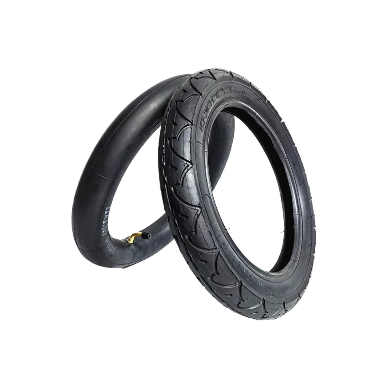 Cámara de neumático de 12 1/2 x 2 1/4 (57-203), Compatible con cochecitos de bebé, Carretilla, Scooter, Goma Resistente al Desgaste, repuestos(Inner Tube Tyre)