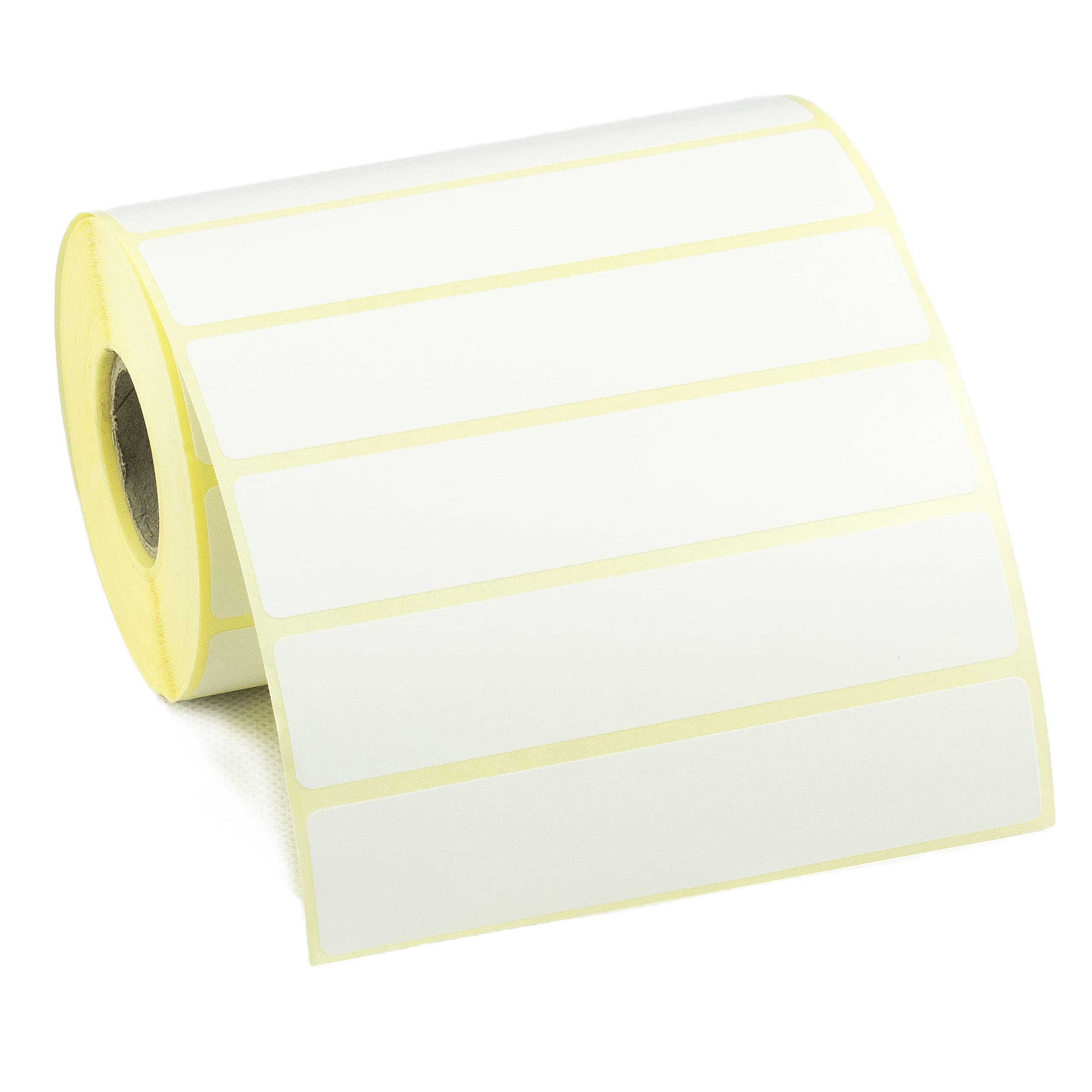 Label Metrics - White Labels 100mm x 20mm 1,000 Thermal Transfer Printer Labels.