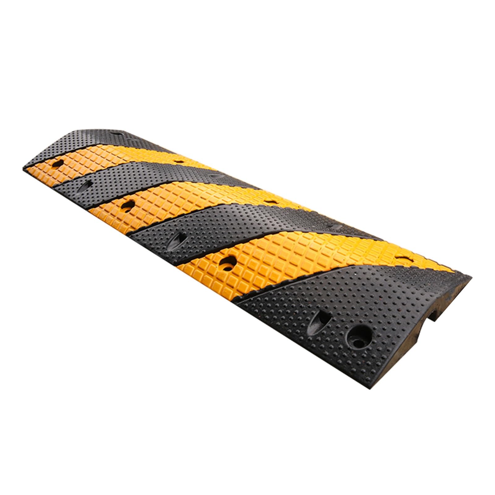 Rubber Road Ramps,1/2 Cable Channel,Garage Uphill Pads,for Asphalt Concrete Gravel Driveway
