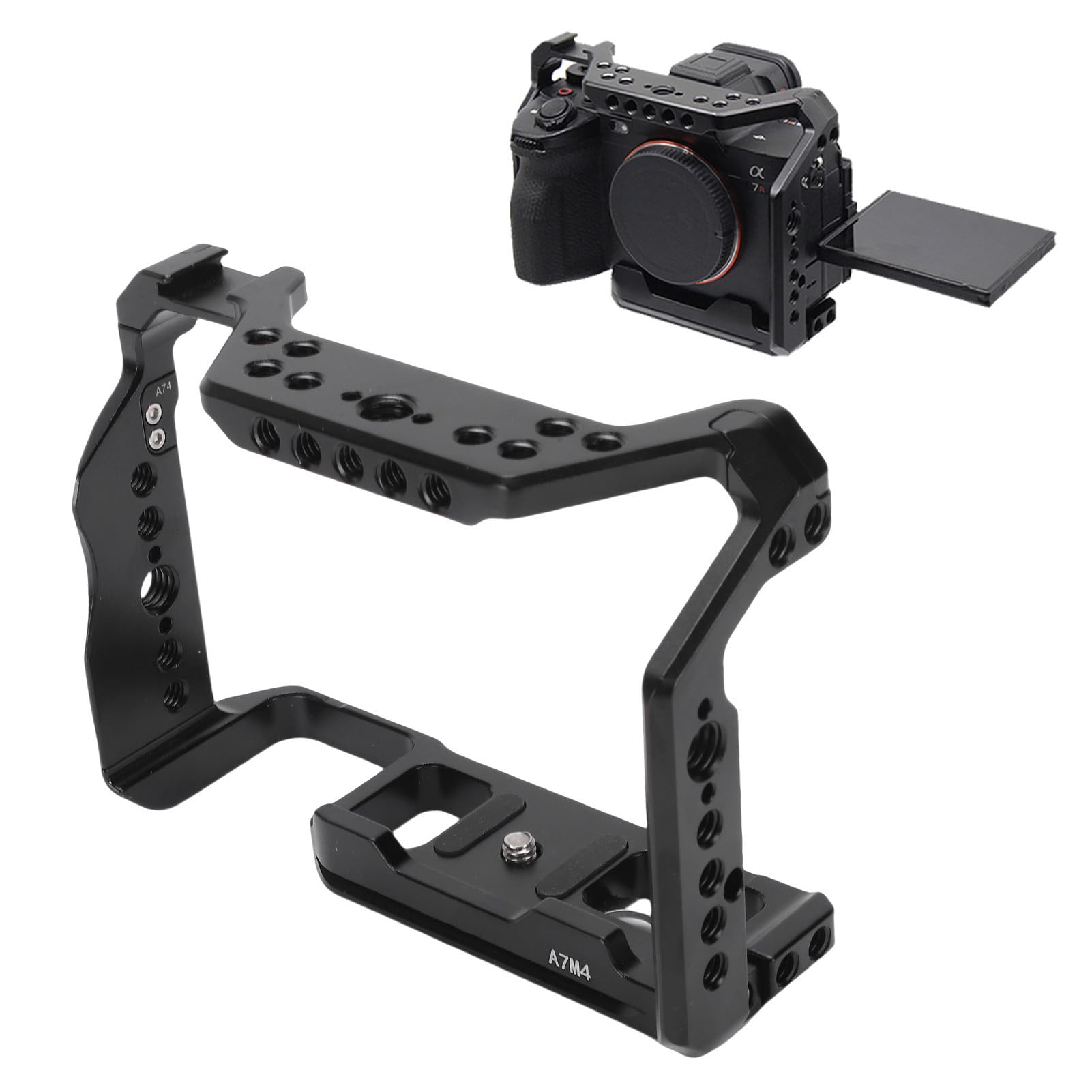 Cryfokt Soporte de Cámara para A7M4, A7R4, A9II, Aluminio