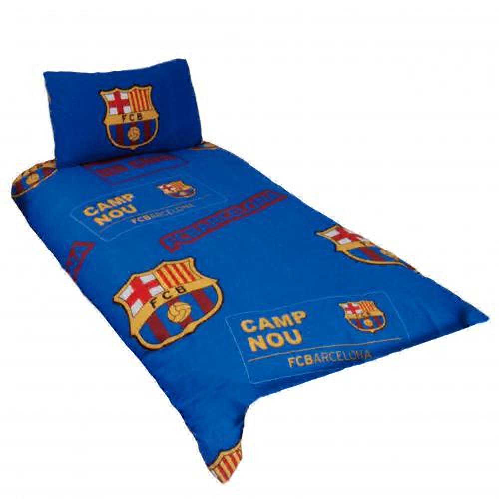 Official FC Barcelona Single Duvet Set