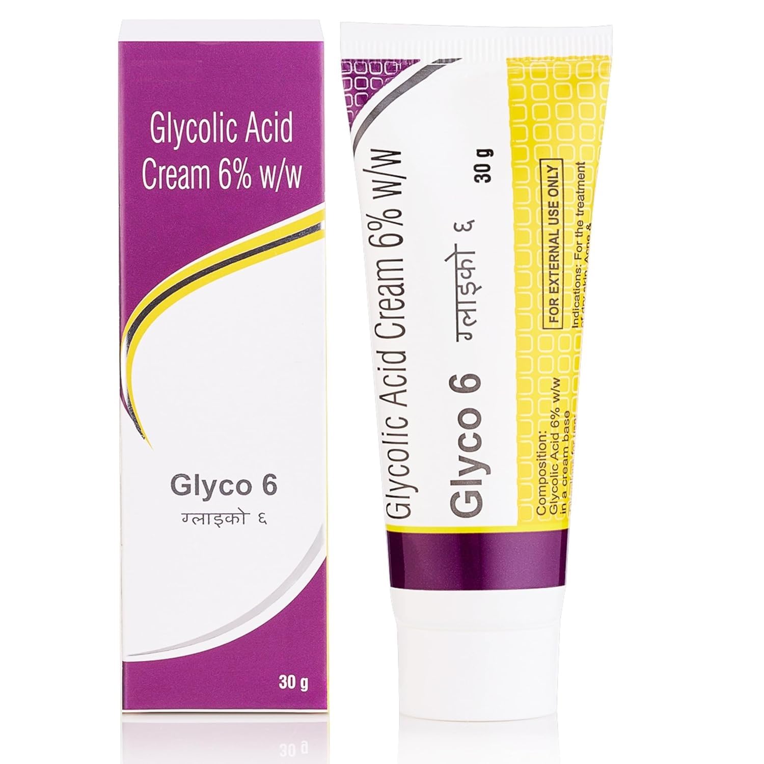 Glyco-6 Glycolic Acid Cream 6% w/w (30g) - Unscented Exfoliating Cream for Clear, Youthful, Radiant Skin-picture-20