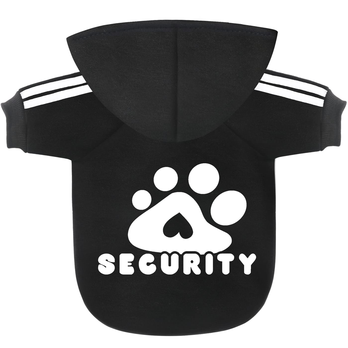 Dolahovy Perro con Capucha Ropa para Mascotas Mono de Seguridad Suave Suéteres Chaleco de Perro de otoño Invierno Cachorro Disfraces para Perros Pequeños Medianos Gatos Chihuahua Teddy (S, Negro)