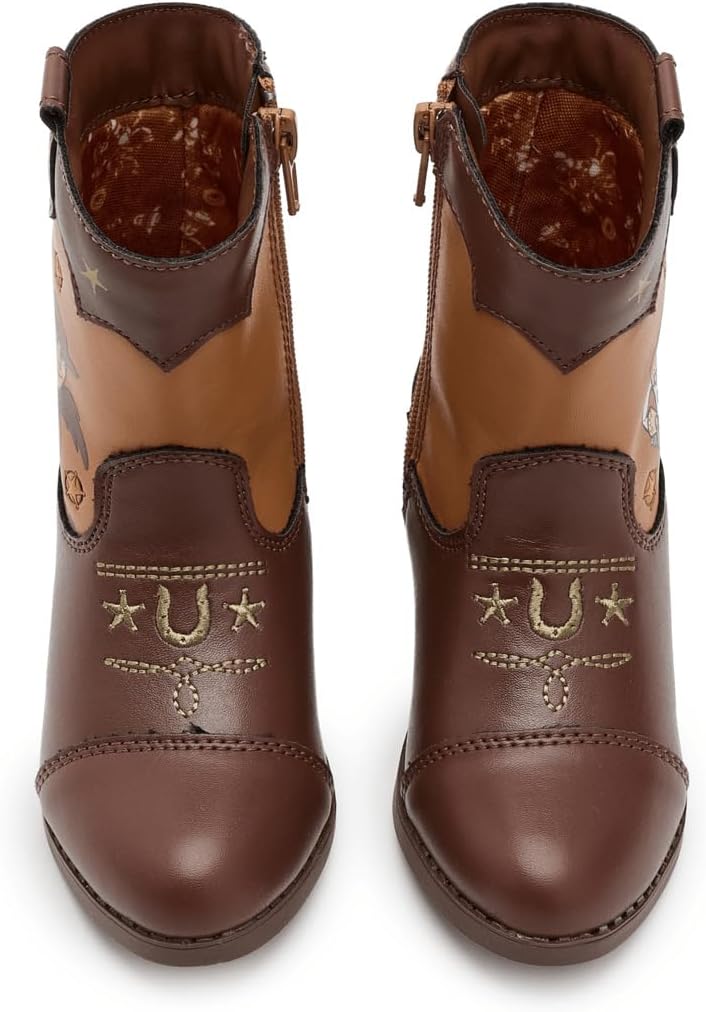 Ground Up Girl's Woody and Jesse Cowboy Boots (Toddler/Little Kid) - Image 2