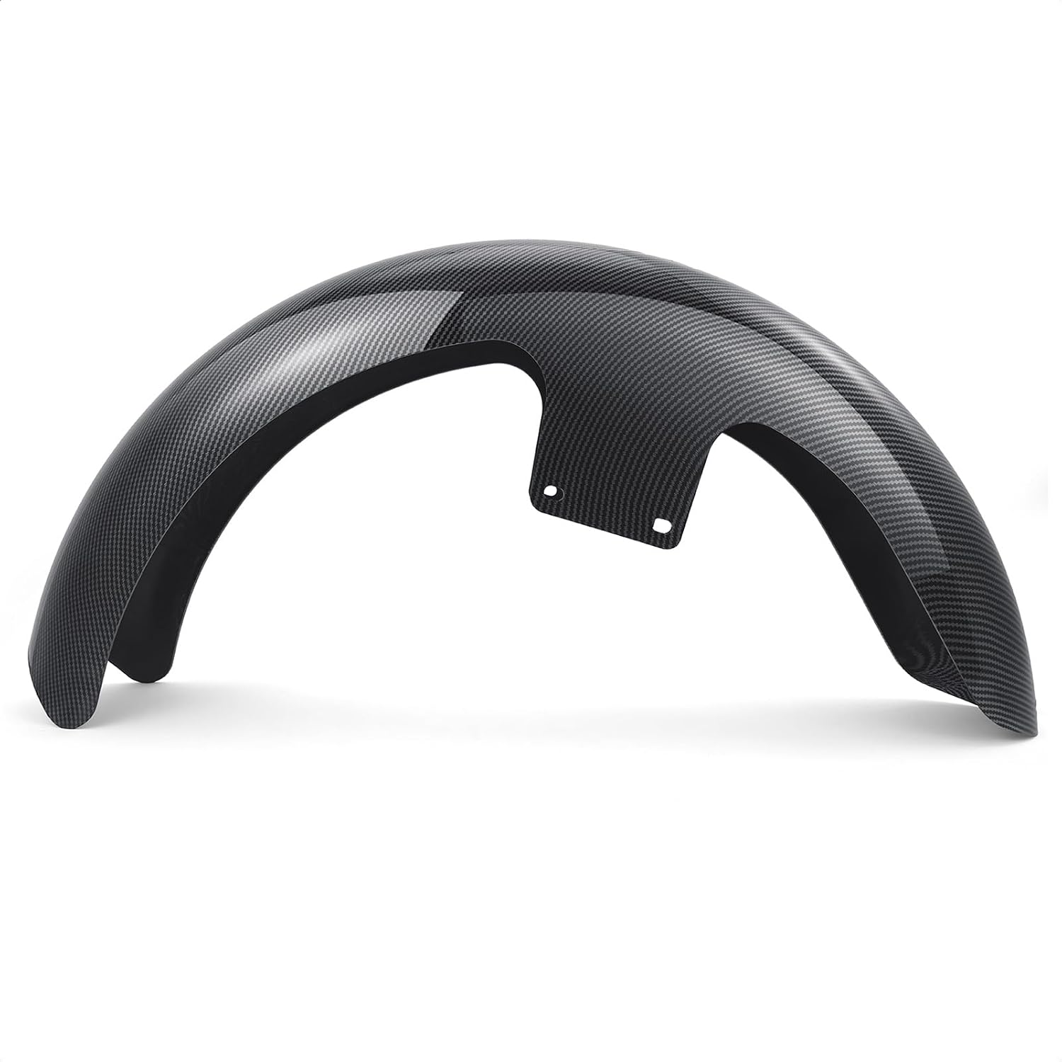 23 Inch Front Fender for Harley Touring 1996-2023, Heavy Duty Steel, Carbon Fiber Look, Bolt-On, Fits Road King Street Glide Road Glide Electra Glide (Carbon Fiber Look)