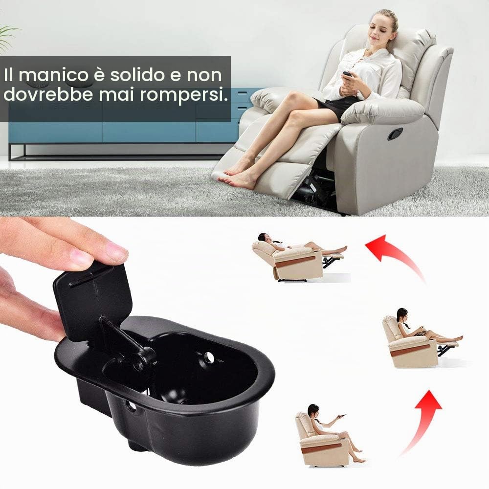 Maniglia per Divano reclinabile, Maniglia di Rilascio a Tirare, Maniglia di Ricambio Universale per Divano Reclinabile con 1 Cavo in Metallo di 97cm, Accessori per la Riparazione di Poltrone