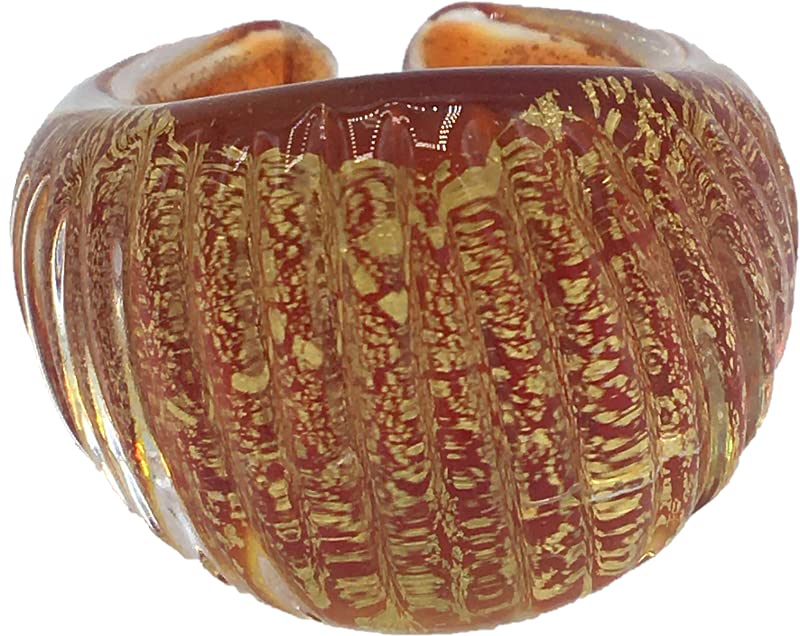Generico ANELLO IN VETRO DI MURANO ANTICA MURRINA VENEZIANA (15)