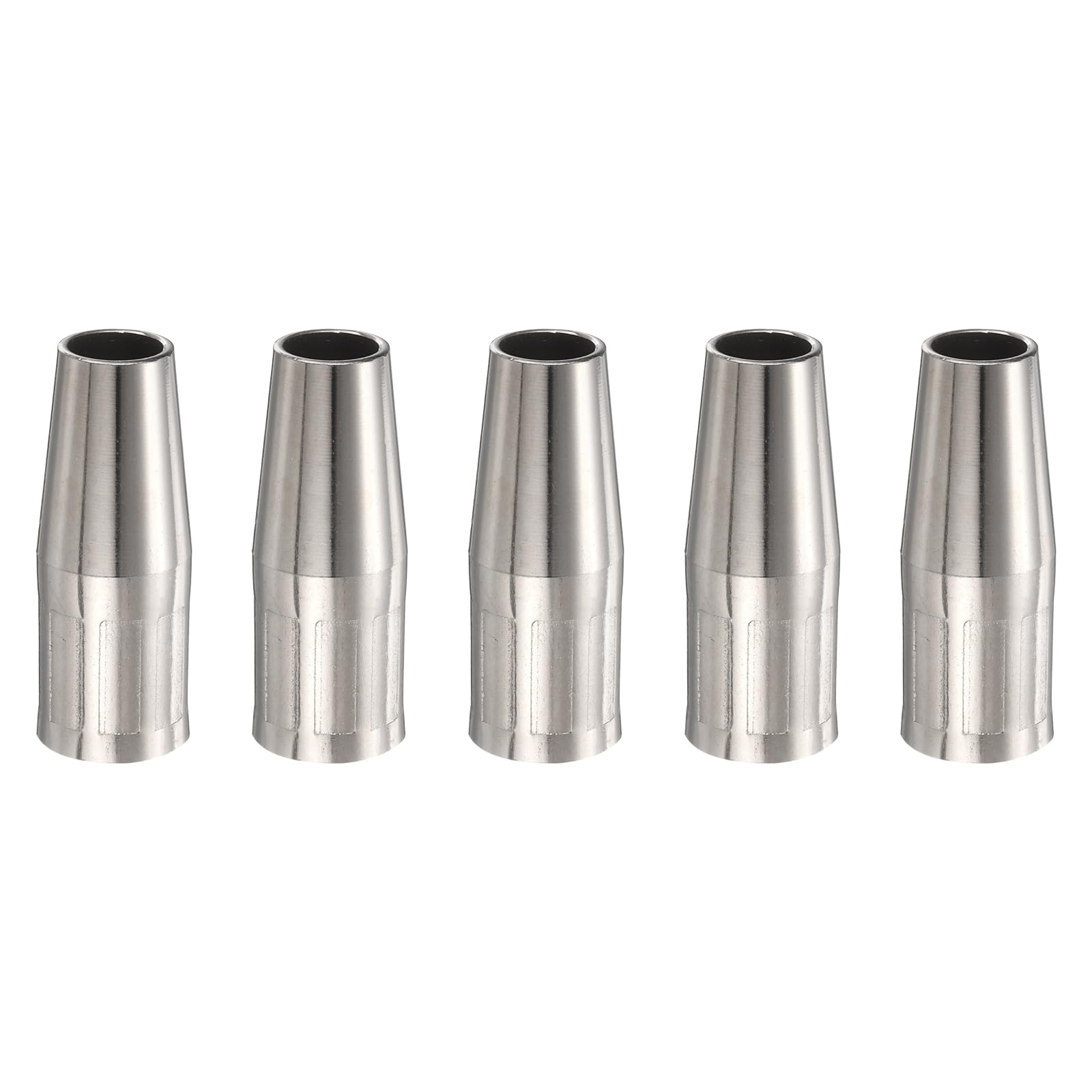 QUARKZMAN 5 Piezas Boquilla Pistola Soldadura Mig 1/2" Orificio KP3075-1-50F Boquilla Pistola Soldadura Gas Cobre Niquelado Accesorio Pistola Soldadura Para PRO 100L/175L Pistola Mig