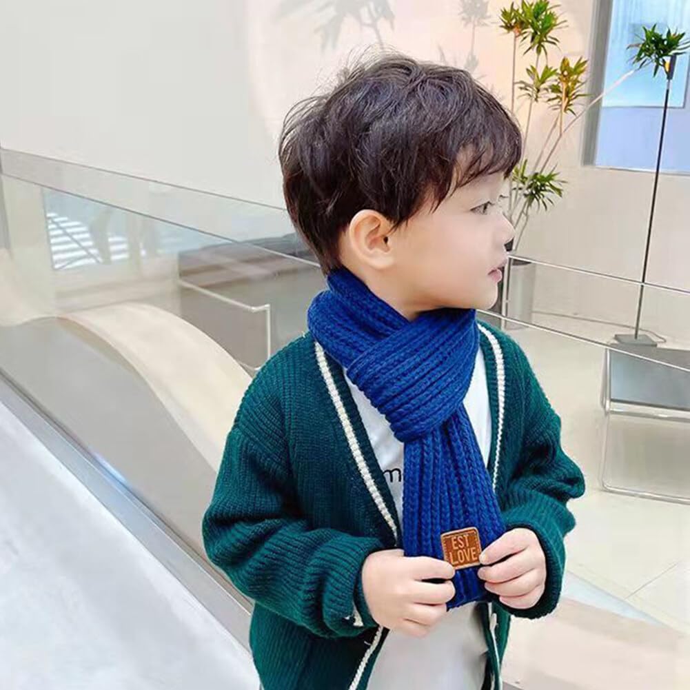 CHROMACRAFT 3 Écharpes Pour Enfants, Écharpe Tricotée D'Hiver, Écharpe