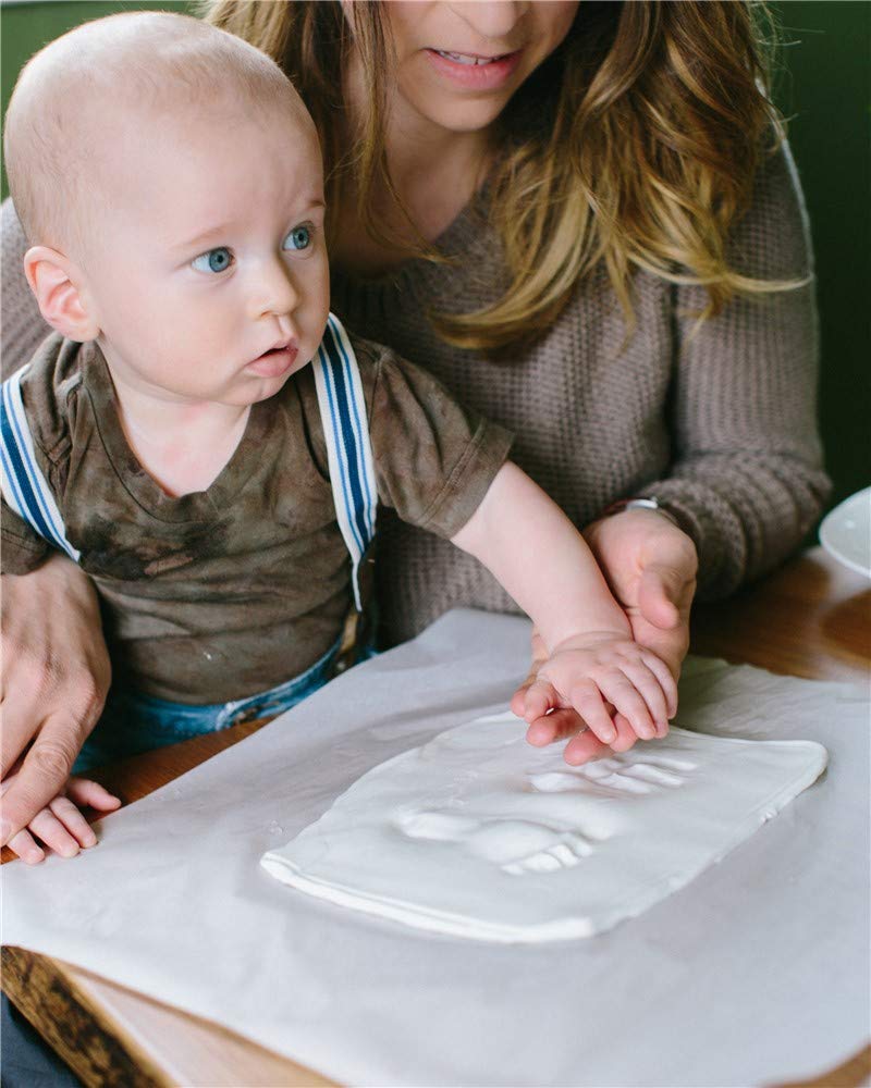 Pearhead Babyprints - Lata cuadrada, color gris