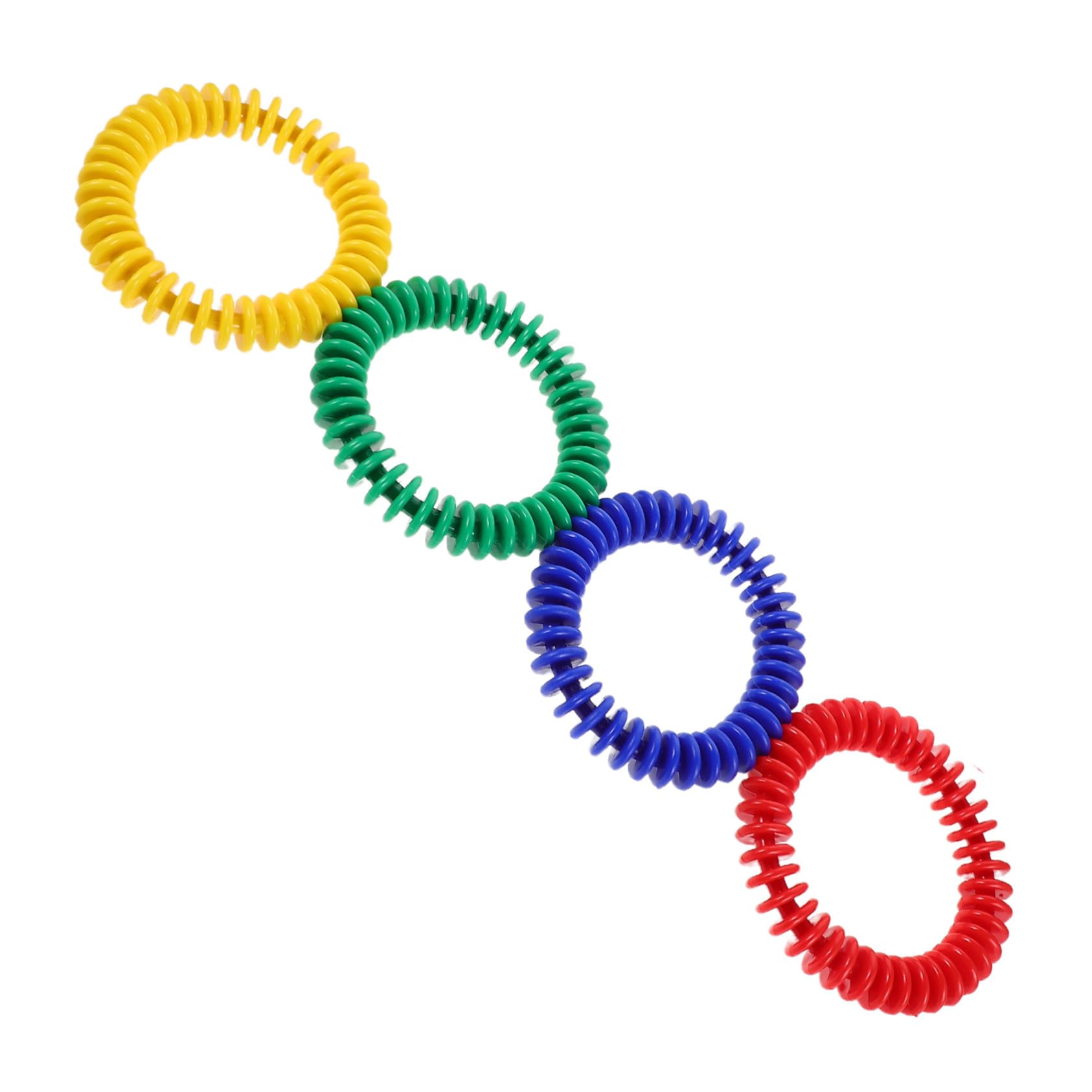 4 Pièces Anneaux de Plongée Souples pour Piscine de Plongée Coloré pour Garçon Fille et Adultes Anneaux de Formation Aquatique Faciles à Repérer pour Entraînement Natation