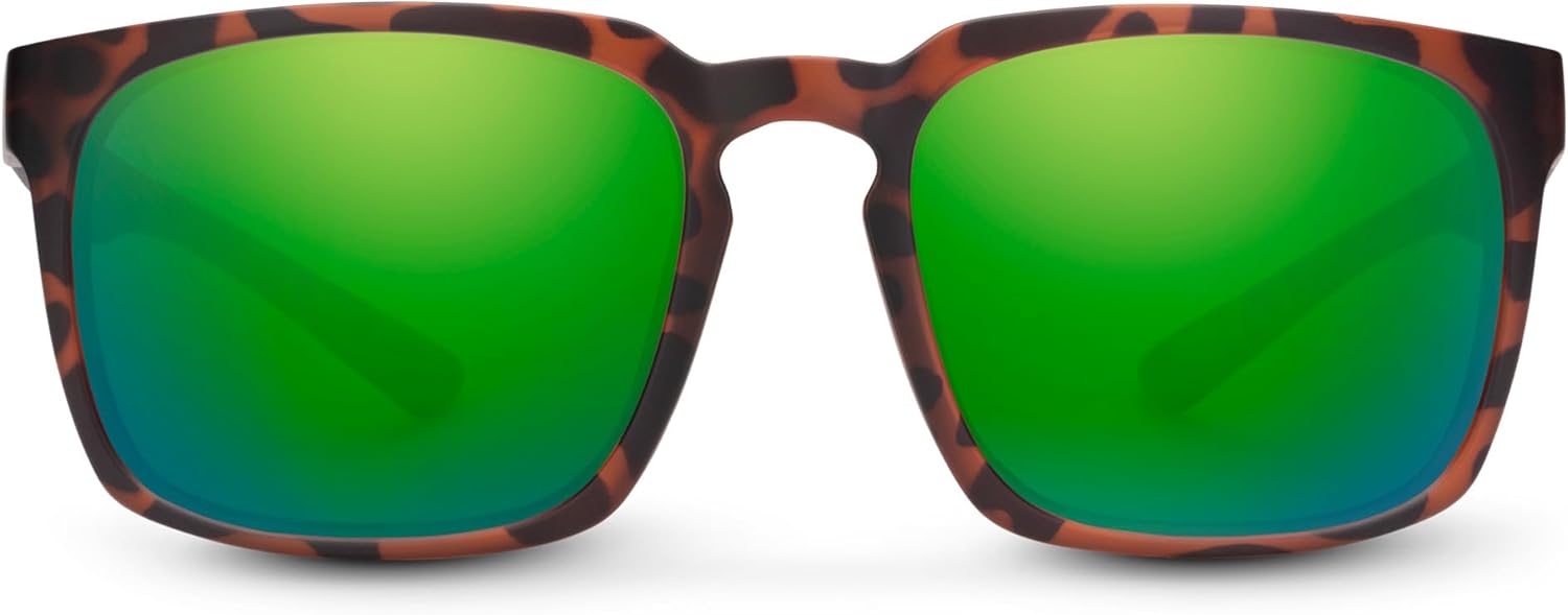 Matte Tortoise + Polarized Green Mirror