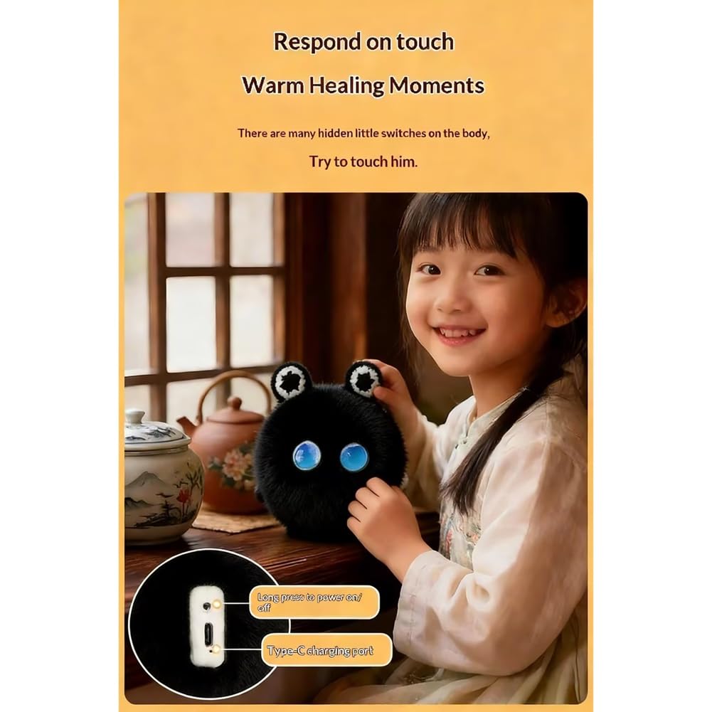 Juguete de Peluche Interactivo con IA Controlado por la App Tuya, Compañero Hablante, Muñeca Abrazable, Juguete Educativo y Inteligente.