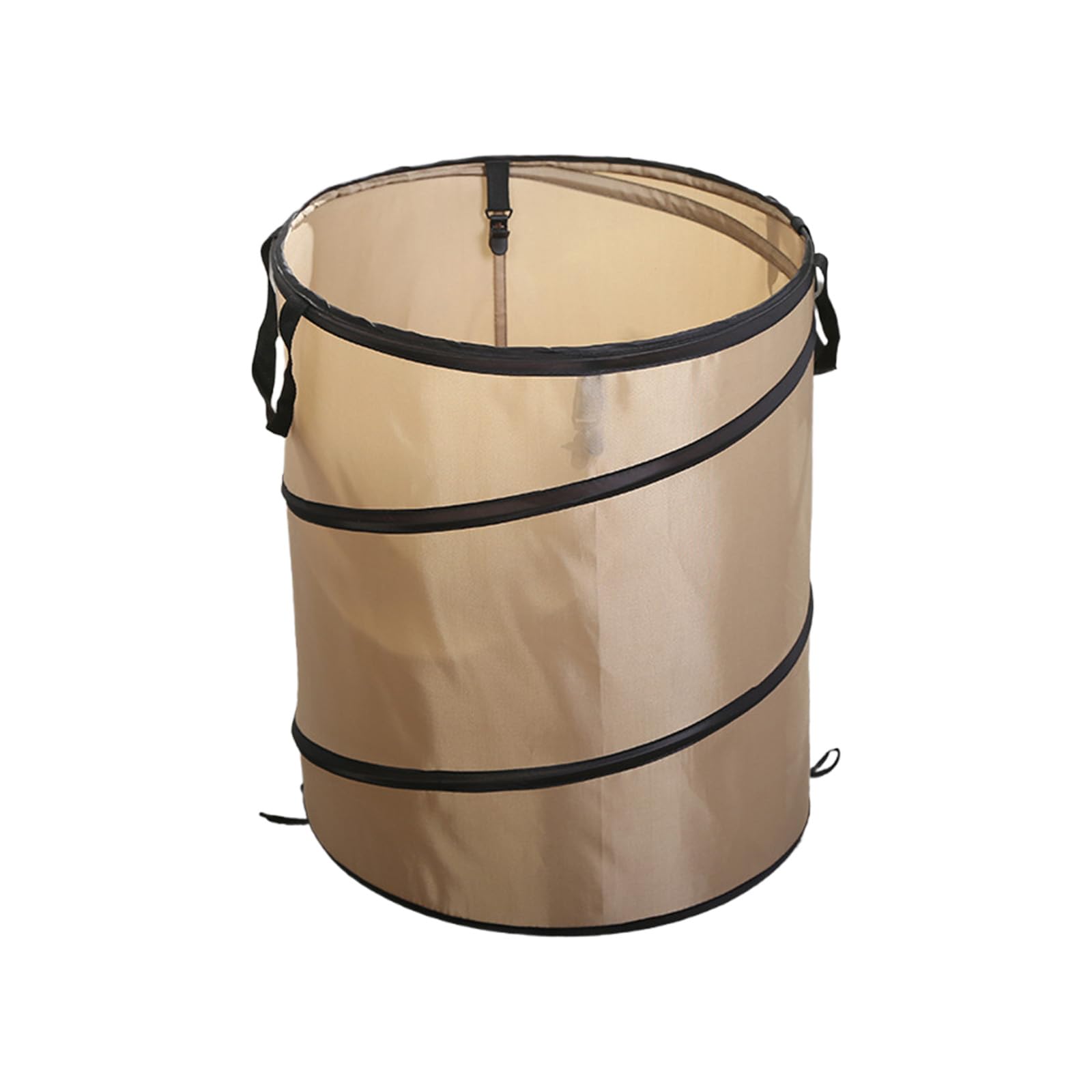 Linvimia Shallow Coffee Large Capacity Foldable Garden Sacks, Tear-Proof & With Carry Handles For Branches And Rubbish Sturdy Handle Garden Waste Bags