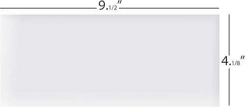 Miniatura 4 de 50 sobres de correo, tamaño carta autosellada, 10 sobres tintados de seguridad blancos sin ventanas, 4-18 x 9-12 pulgadas, calidad 24 libras
