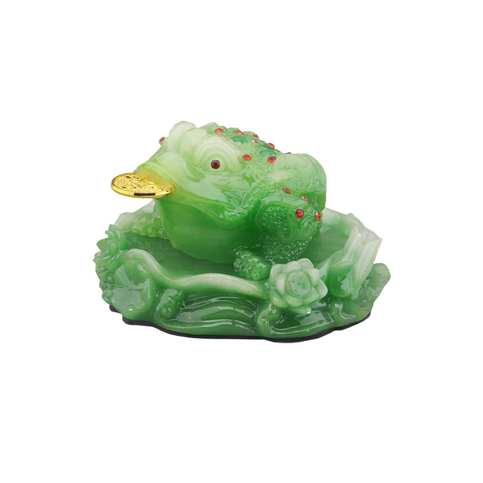 Crapaud de fortune argenté pour décoration de tableau de bord de voiture - 8