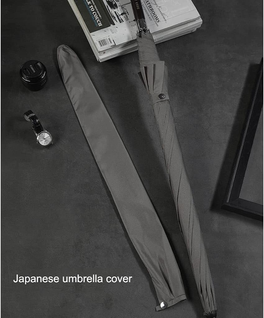 British Gentleman Golf Umbrella Individuality and Creativity Rain Umbrella Extra Large Stick Umbrella for Man Golf Umbrella for Adults Men Women