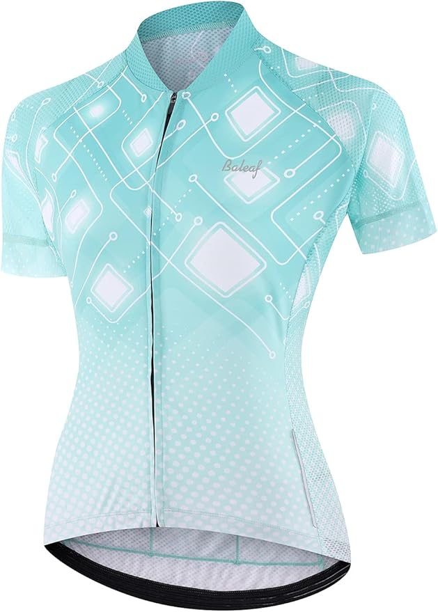 BALEAF Women's Cycling Bike Jersey Short Sleeve Breathable Bicycle