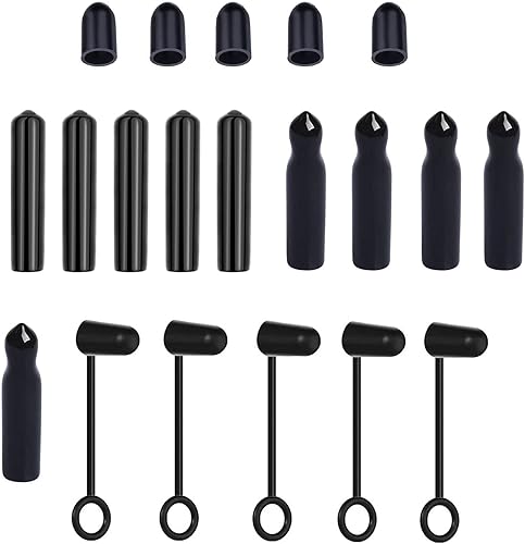 Paquete de 20 vertedores de botellas de licor, tapa protectora contra el polvo, funda protectora para verter aceite de oliva para verter vino,