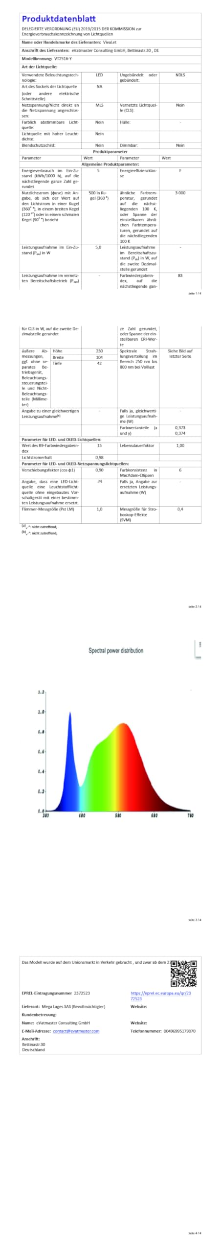 VivaLet 6 Stück LED Treppenbeleuchtung 5W 500LM, Wandbeleuchtung 230V 3000k, IP65 Treppenstufenbeleuchtung Außen, Wandeinbauleuchte Unterputzdose 66mm, 85 x 85mm, Treppenlicht Aluminium Schwarz