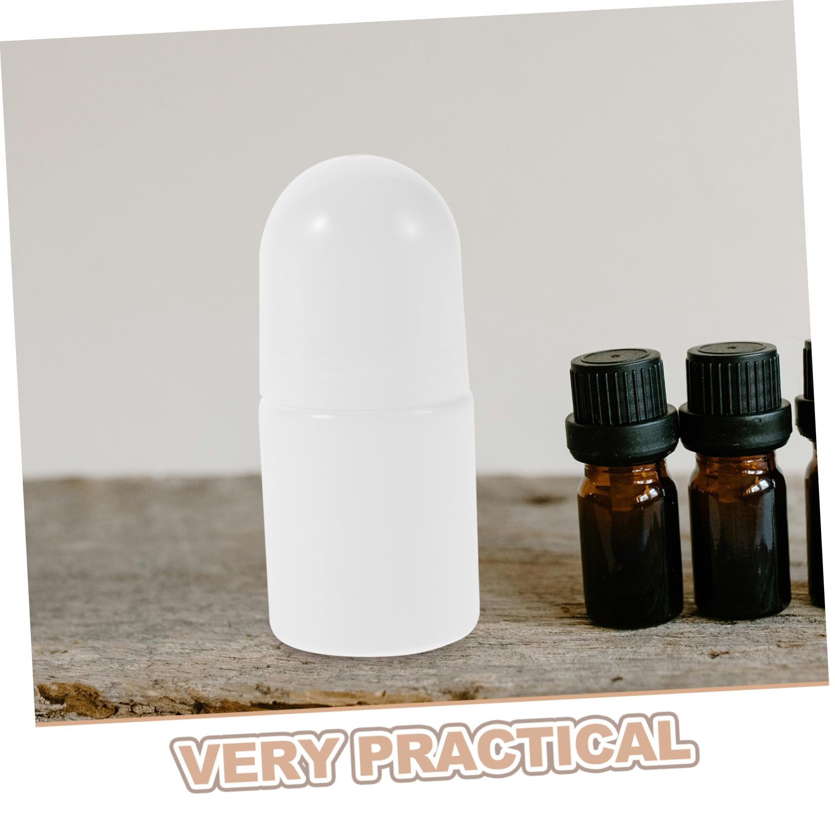 30 Pezzi Bottiglia Roll On Ricaricabile in Plastica da 50ml per Oli Essenziali e Cosmetici, Resistente Agli Urti Dispenser a Sfera per Viaggio e Aromaterapia
