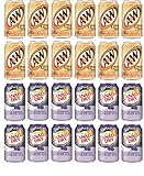 LUV-BOX Variety Soda pack , pack of 24 , 12 fl oz , A&W CREAM SODA - CAFFEINE FREE , CANADA DRY BLACKBERRY GINGER ALE