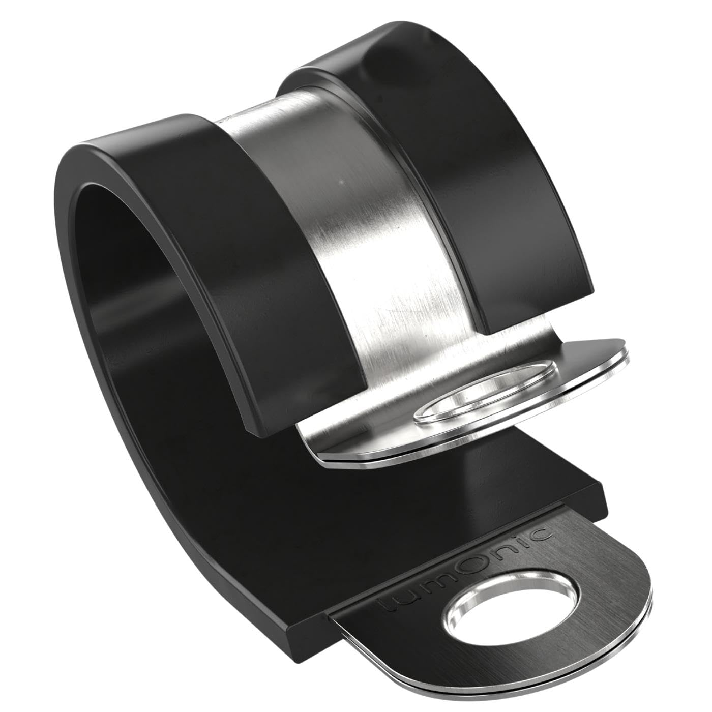 Lumonic 100x fascette per cavi 550 x 7,6mm I Fascette nere di qualità industriale I Fascette resistenti ai raggi UV, fascette per cavi resistenti alle