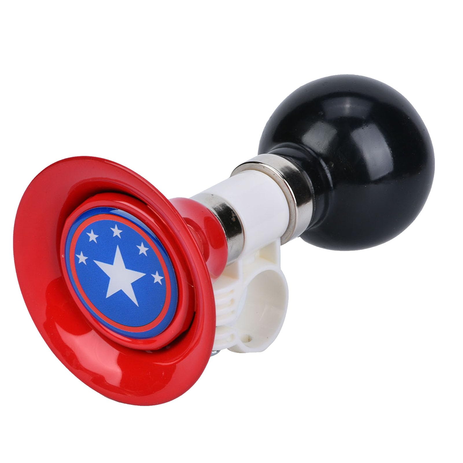 Bike Horn Kids, Loud Bike Horn for Boys and Girls, Handlebar Ring Bell for Kids, Warning Bell Accessory (Red)