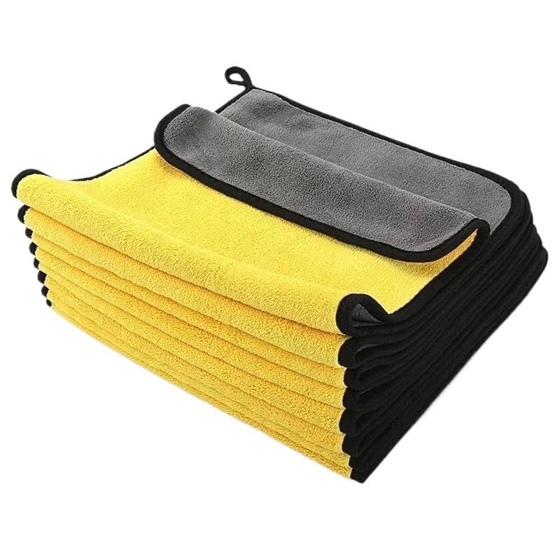 Lappen 3/5/10 Stück extra weiches Autowasch-Mikrofasertuch, Auto-Reinigungs- und Trocknungstuch, Autopflegetuch, Detaillierung, Auto-Waschtuch, nie verkratzt(3pcs)