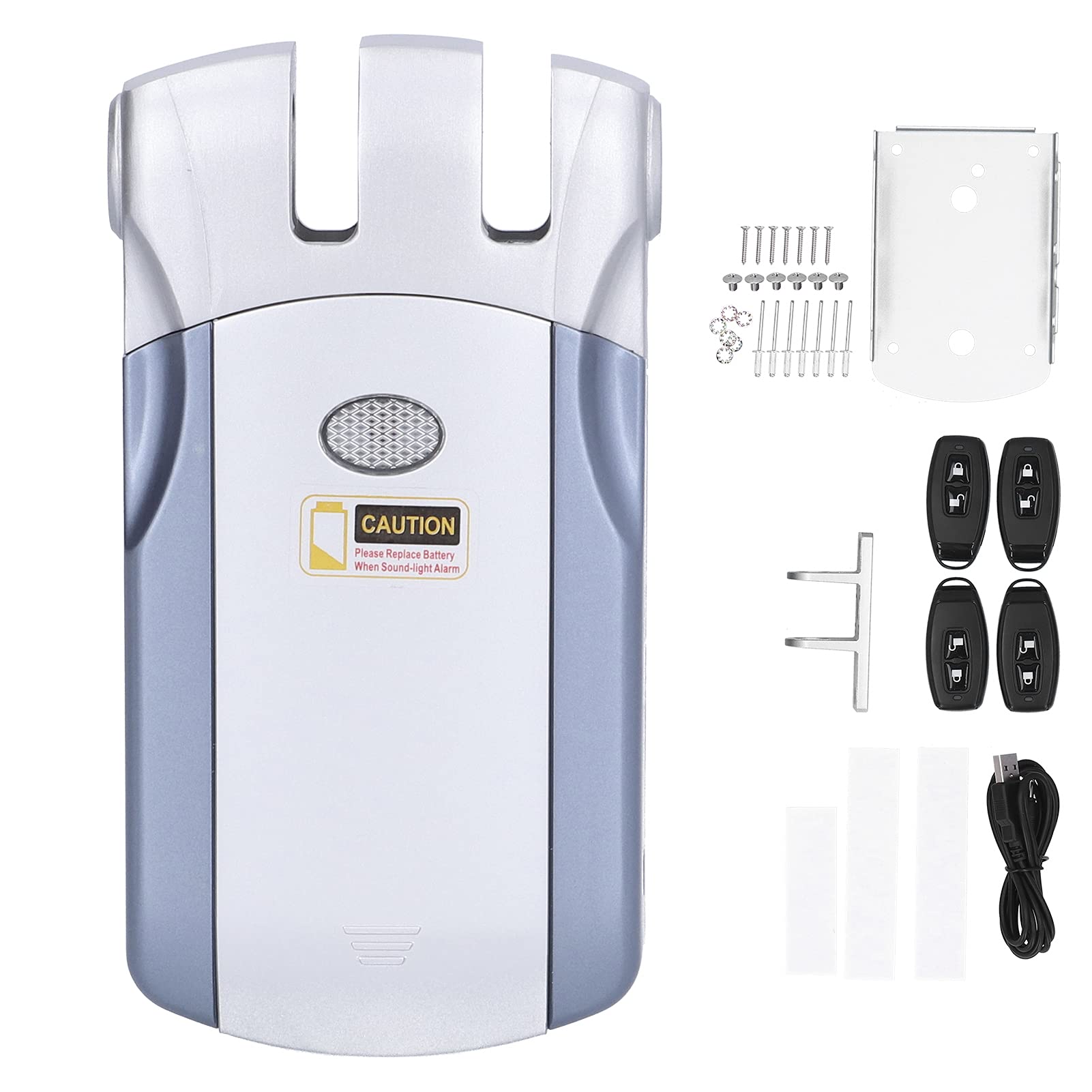 WAFU 019 Cerradura de Puerta Electrónica, Cerradura de Control Remoto Dispositivo de Aleación de Zinc Antirrobo Inteligente Invisible Seguridad en el Hogar para TUYa