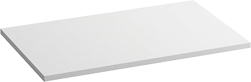 SólidoExpressions - Top de tocador de 37 pulgadas sin recorte, expresiones blancas