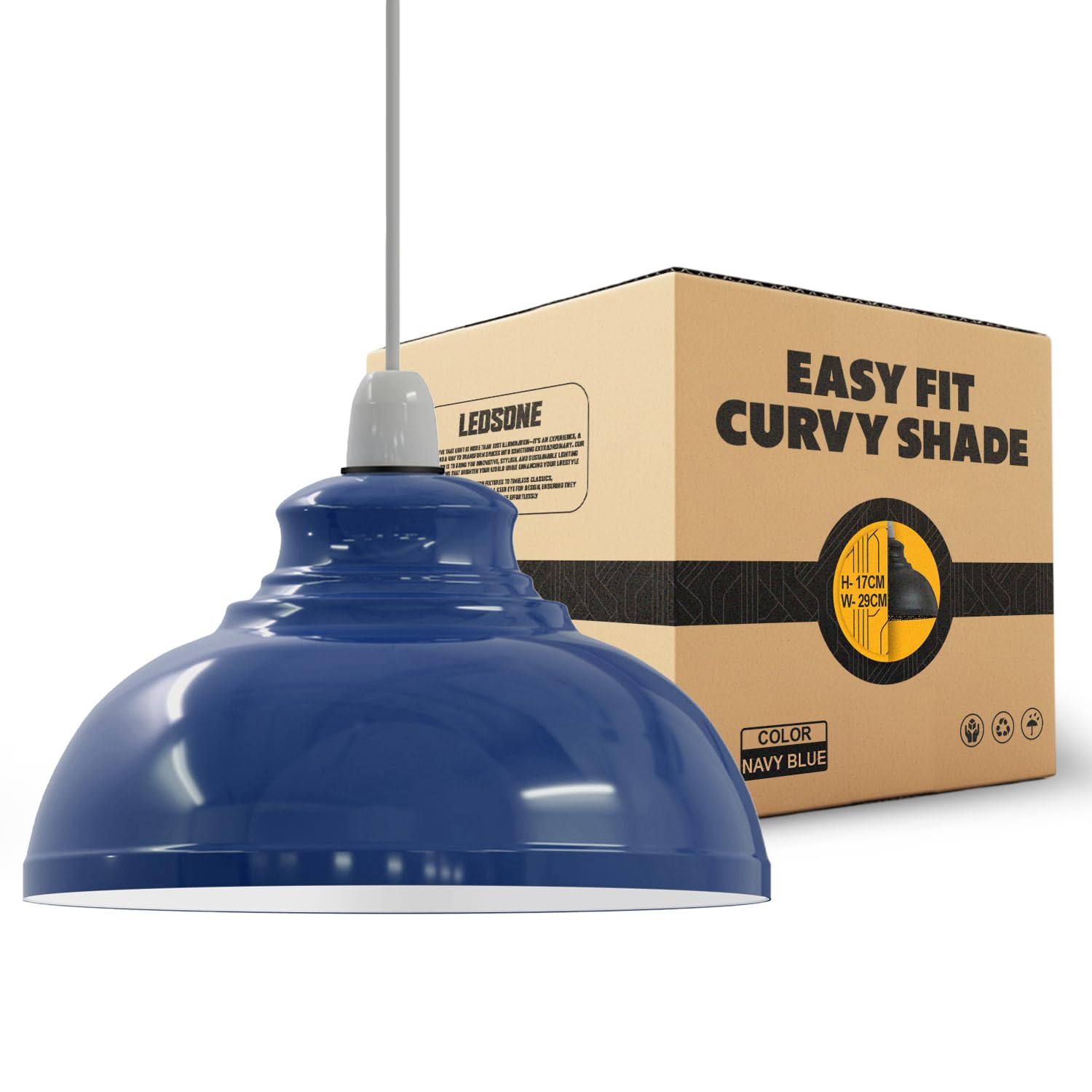 Ledsone Modern Round Crystal Chandeliers Luxury Ceiling Raindrop Pendant Light 60Cm from B&Q