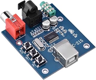 Sluffs Decoder Board,Sound Card Decoder Board,PCM2704 USB DAC To S/PDIF HiFi Sound Card Decoder Board 3.5mm Analog Output F/PC