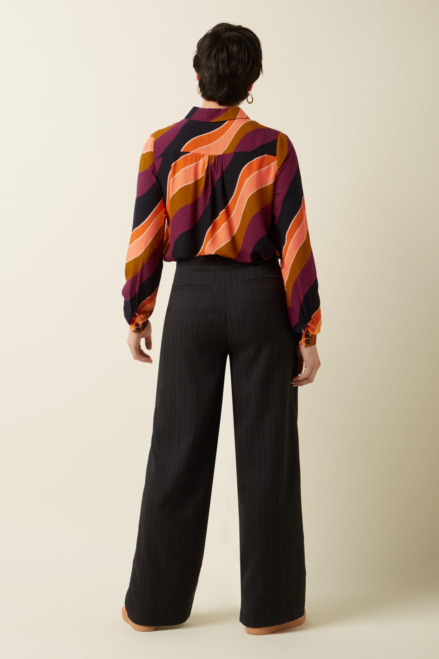 King Louie Blusa para mujer con estampado gráfico Masie Blouse Razzle