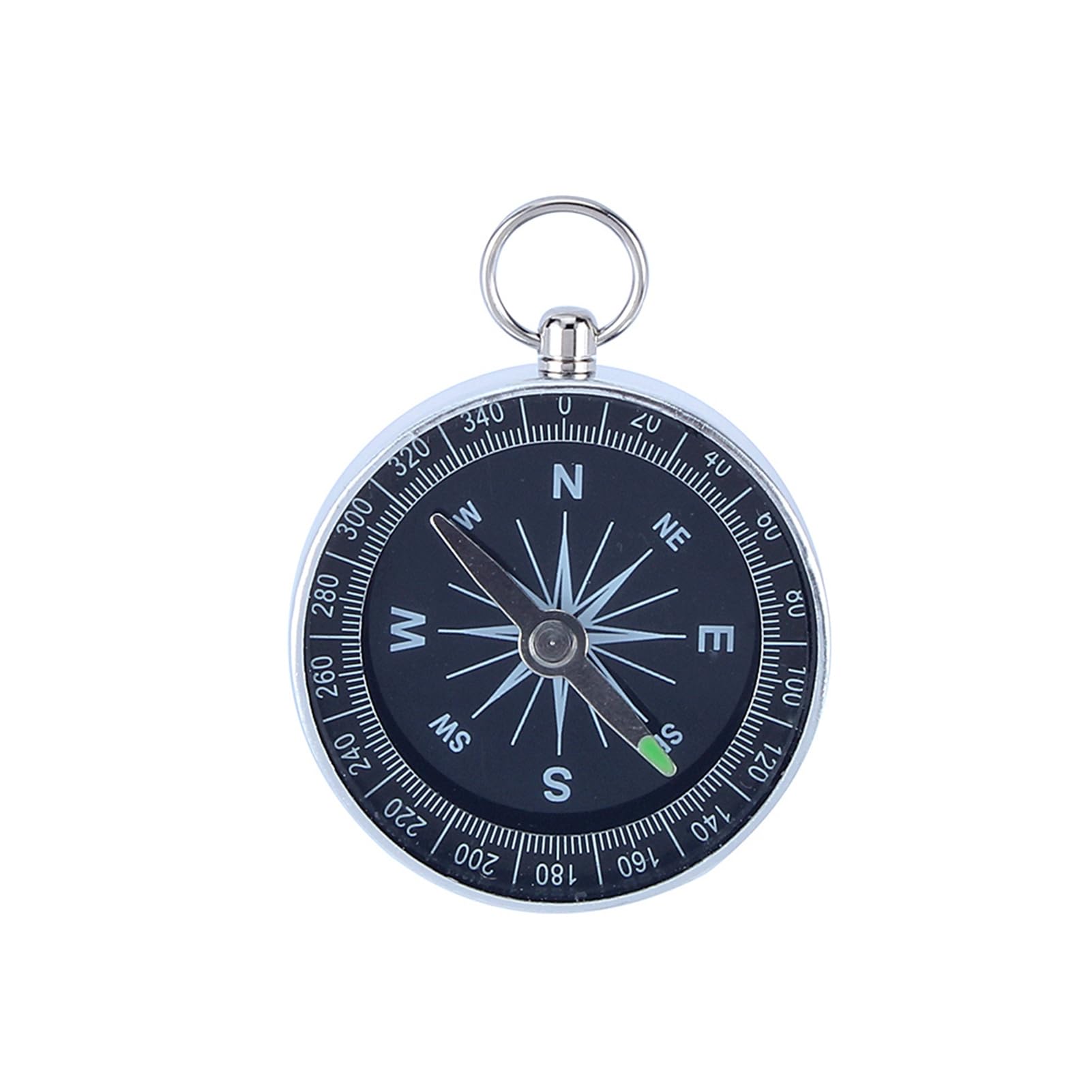 WGFOIP Outdoor Sport Compass, 360-Degree Rotating Durable Aluminum, Portable Pocket Compass for Hiking Camping Navigation