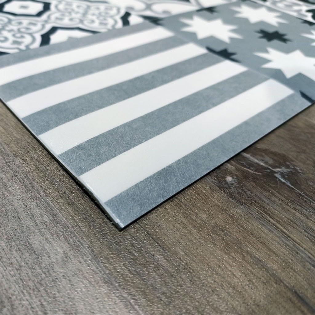 Alfombra vinílica Gris 80x240 Larga pasillos amplios