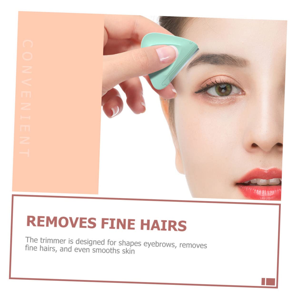 SOESFOUFU 6-Piece Women's Eyebrow Trimmer Tool Set Makeup Eyebrow Razor Blade Shaver for Face and Neck