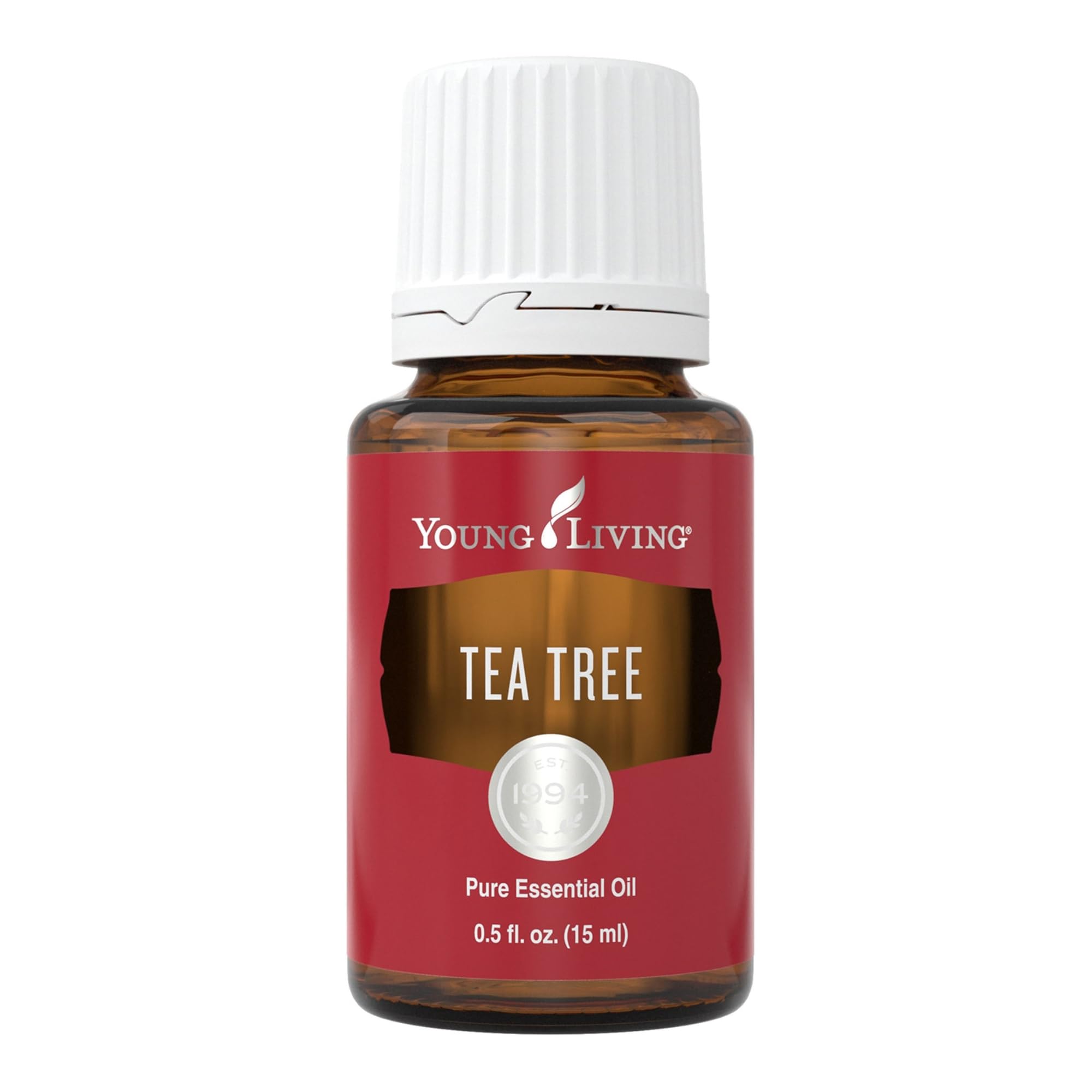 Young Living Tea Tree (Melaleuca Alternifolia) Essential Oil - 15ml - Purify and Revitalize with Nature's Essence - Healthy-Looking Skin and Nails - Healthy Hair and Scalp