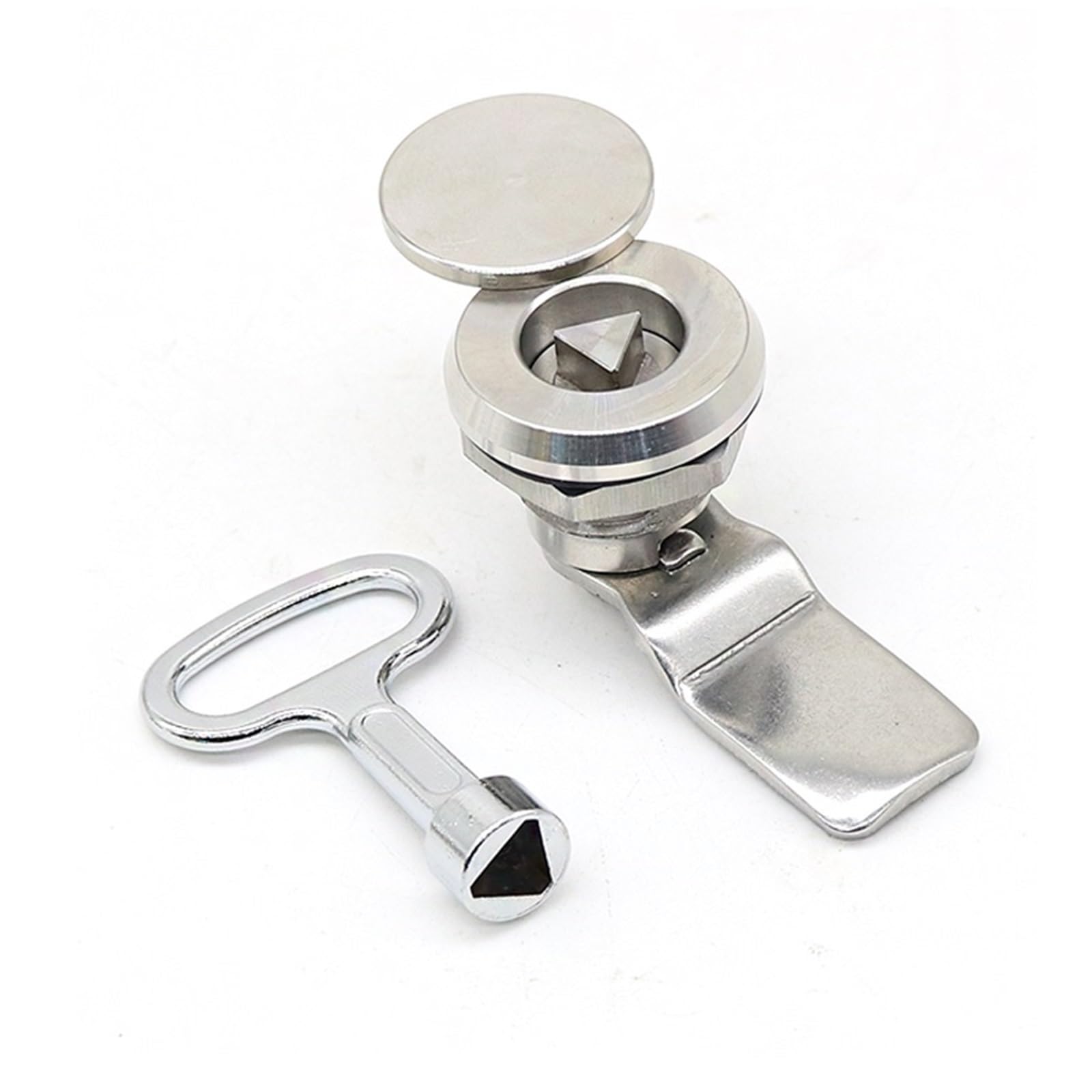 Serrure triangulaire en acier 304 MS705 pour armoire technique de jardin